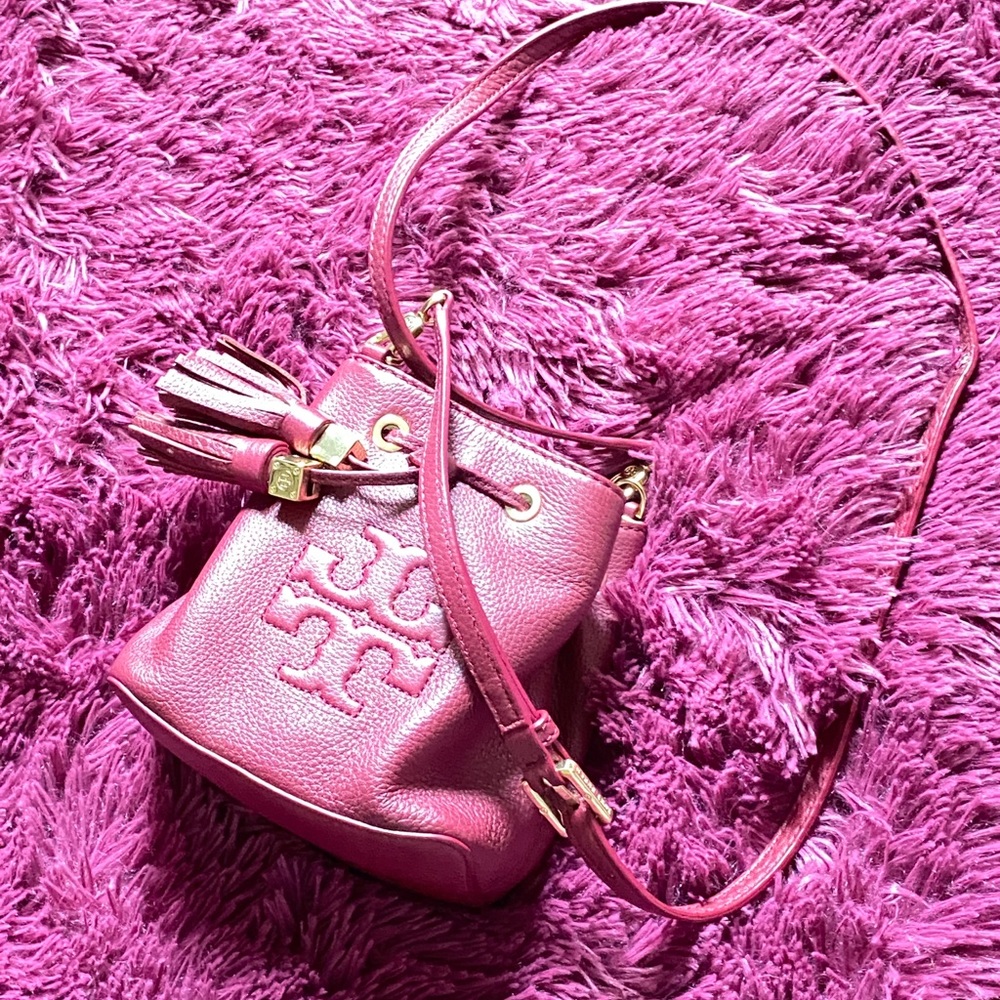 Tory Burch mini drawstring crossbody bag